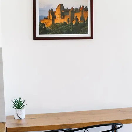 Studio Avec Parking Vue Sur La Cite De Carcassonne Exterior photo